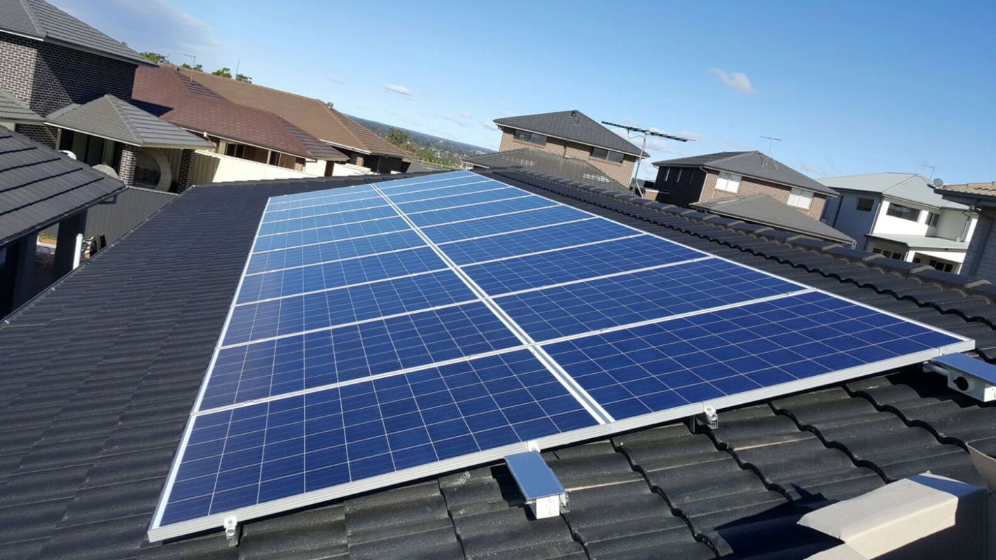 Solar panel installation